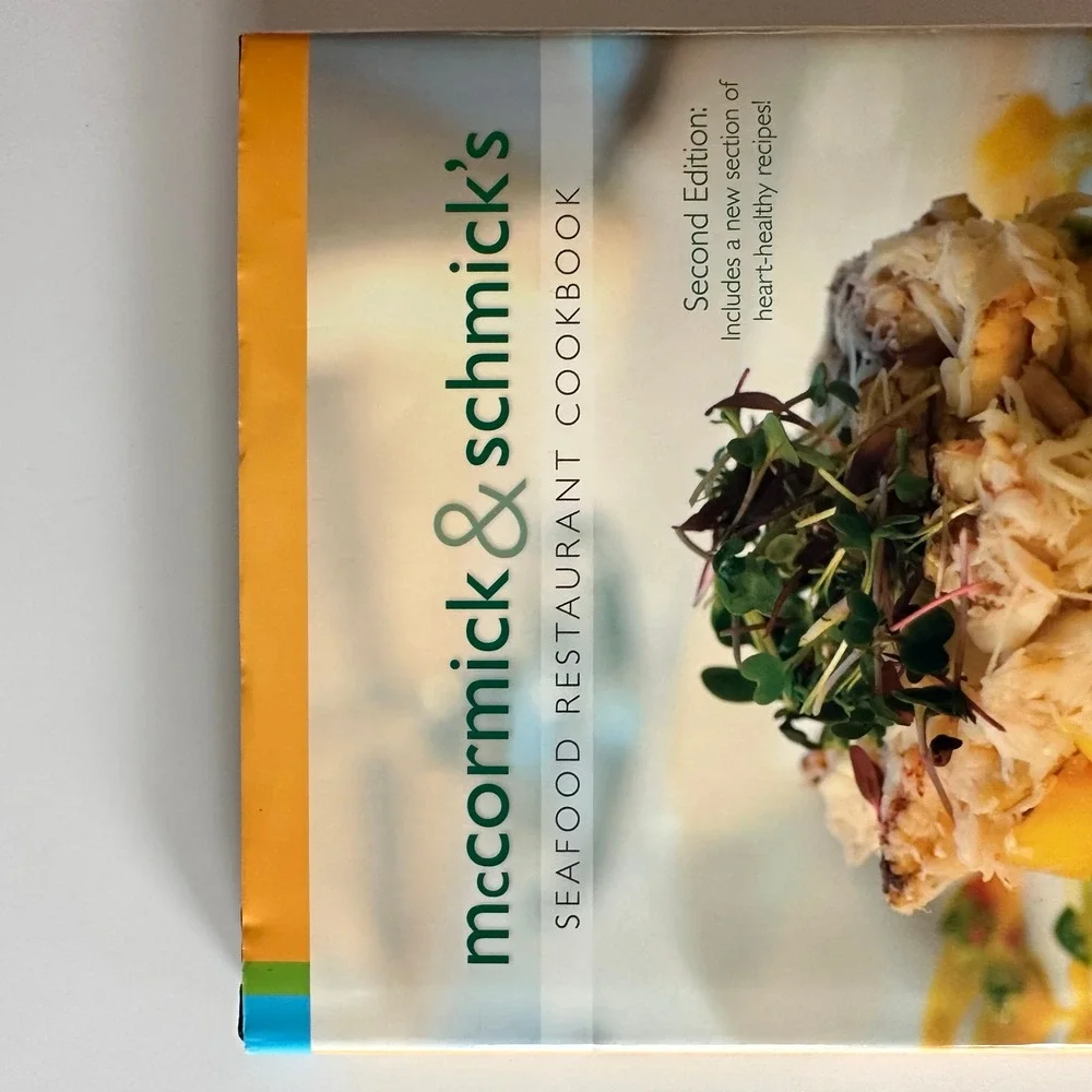 McCormick & Schmick's Seafood Cookbook King 2008 Hardcover 2nd Ed DJ Very‎ Good